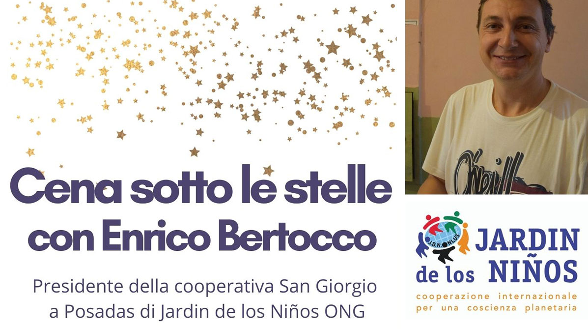 CENA SOTTO LE STELLE CON ENRICO BERTOCCO