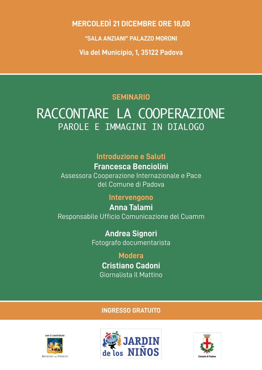 seminario raccontare la cooperazione