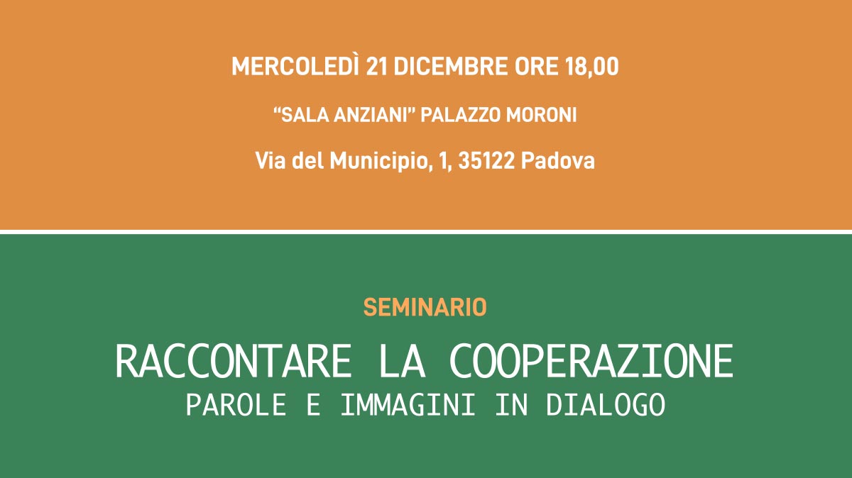 seminario raccontare la cooperazione