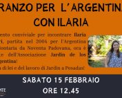 PRANZO PER L'ARGENTINA CON ILARIA