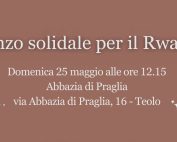 pranzo solidale per il Rwanda